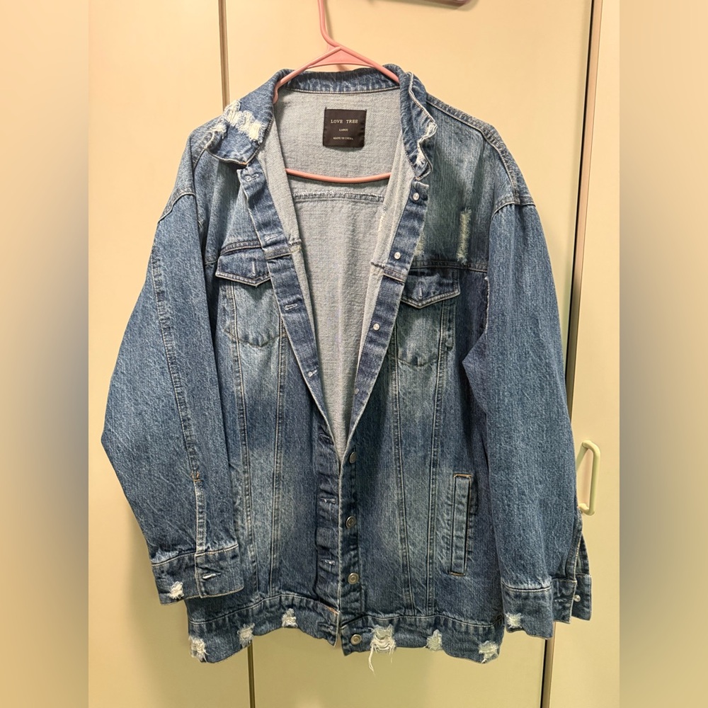 Love Tree Classic Blue Denim Jacket